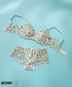 une nana cool 【MOOMIN × une nana cool 】 特別な日以外の364日つけたくなるブラ 364 レース