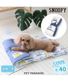 PET PARADISE スヌーピー 夏休み柄 クール ロールマット (90×45cm)