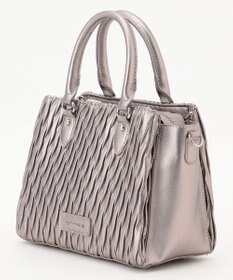LA BAGAGERIE ランダムプリーツ2WAYハンドバッグ