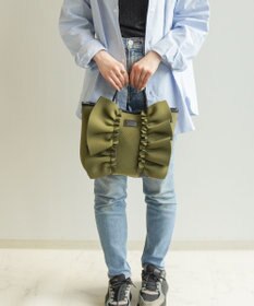 ACE BAGS & LUGGAGE JEWELNA by Jewelna Rose フリルトートバッグ 16205 軽量 2WAY ショルダーバッグ リボン