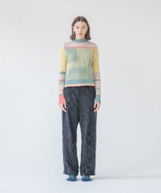 COQ SEA DOT ジャガードサイドラインパンツ