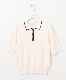 ANY SIS 【UVケア】ポロ襟 プルオーバー