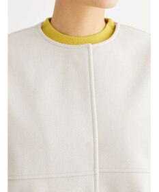 Green Parks 洗えるノーカラーショートコート