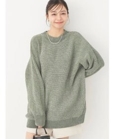 earth music&ecology シャイニーベロアモールチュニック