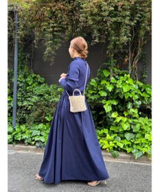 Green Parks AnriettMusee  リブニットドッキングワンピース