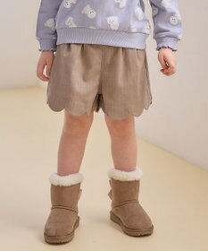 ANY KIDS ミニ丈 へリンボン キュロット