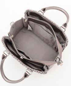 LA BAGAGERIE ランダムプリーツ2WAYハンドバッグ