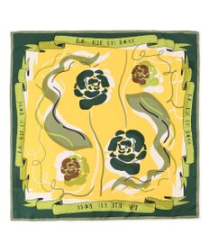 23区 manipuri コラージュローズ シルク スカーフ