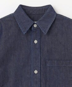 NAVE 【ReNave・セットアップ可/洗える】マーセライズデニムシャツ