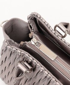 LA BAGAGERIE ランダムプリーツ2WAYハンドバッグ