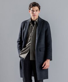 JOSEPH HOMME DOUBLE FACE CASHMERE CHESTER FIELD COAT