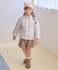 ANY KIDS ミニ丈 へリンボン キュロット