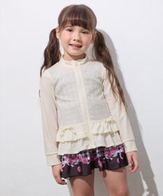 ANY KIDS 裾フリル　ラッシュガード