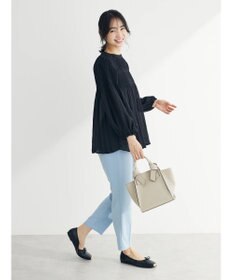 Green Parks マジョリカプリーツブラウス