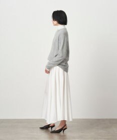 ATON MICRO COTTON SATIN | ギャザースカート