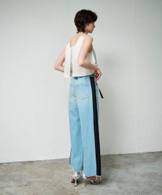 GRACE CONTINENTAL デニムワイドイージーパンツ