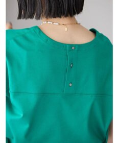 AMERICAN HOLIC バックボタンフレンチスリーブプルオーバー