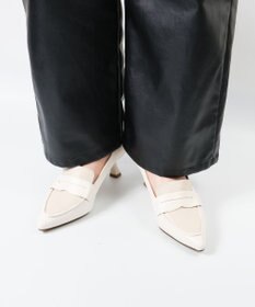 BONTRE 【MIONOTIS/ミオノティス】ヒールモカシンレザーパンプス/726B