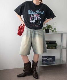 WEGO ヴィンテージウォッシュグラフィックBIGT