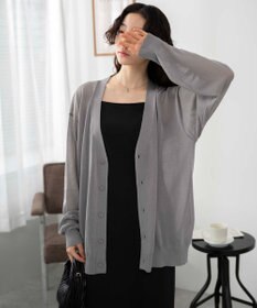 WEGO 【ユニセックス着用ITEM/紫外線対策/冷房対策】シアーカーディガン