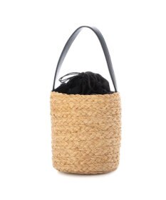 UNBILLION カシュカシュ cachecache / ハート付ラフィアバケットトート カゴバッグ