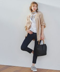 Tiaclasse 【洗える】シアーロングブルゾン