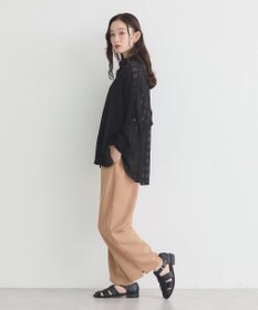 earth music&ecology シャドーチェックシャツ