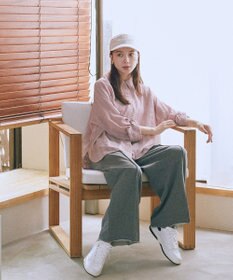 earth music&ecology シャドーチェックシャツ