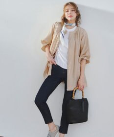 Tiaclasse 【洗える】シアーロングブルゾン