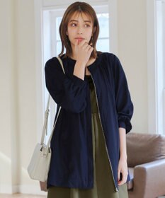 Tiaclasse 【洗える】シアーロングブルゾン