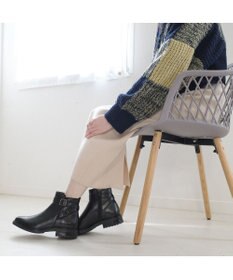 Pointer 本革ベルト付きエンジニアショートブーツ