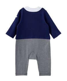 MIKI HOUSE HOT BISCUITS 【ミキハウス】【70-80cm】 蝶ネクタイつきフォーマルカバーオール