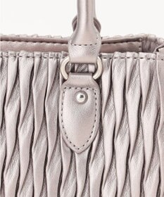 LA BAGAGERIE ランダムプリーツ2WAYハンドバッグ