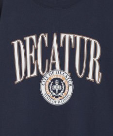 AMERICAN HOLIC カレッジロゴクラックプリント裏毛プルオーバー