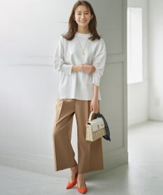 組曲 L 【WEB限定】コットンポリエステル リラクシーニット