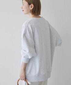 AMERICAN HOLIC カレッジロゴクラックプリント裏毛プルオーバー