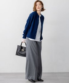 23区 L 【見上愛さん着用/STORY掲載】ピュアカシミヤ クルーネック カーディガン