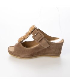 MODE ET JACOMO <D'ICI>ビジュー付きTストラップサンダル