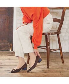 MODE ET JACOMO <MODE ET JACOMO>ポインテッドトゥバックルパンプス