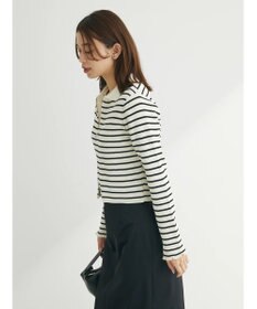 Green Parks ・ＥＬＥＮＣＡＲＥ　ＤＵＥ　Ｗ　ＺＩＰ　ボーダーカーデ