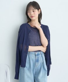 earth music&ecology ＳＥＴ２点シアーニットプルオーバー＋カーディガン