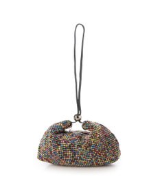 UNBILLION カシュカシュ cachecache / ワンハンドルメタリックビーズバッグ