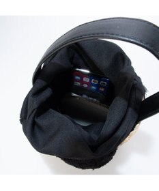 UNBILLION カシュカシュ cachecache / ハート付ラフィアバケットトート カゴバッグ