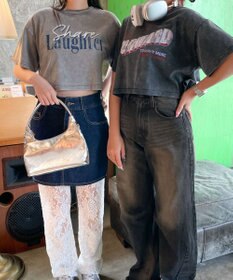 WEGO ヴィンテージウォッシュショートT