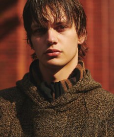 JOSEPH ABBOUD 【インポート素材/軽量】ベビーアルパカ ニットパーカー