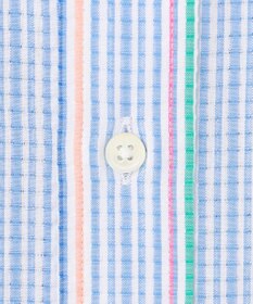 J.PRESS MEN 【Aero Weave】クールマックスサッカー ストライプ シャツ / B.D.