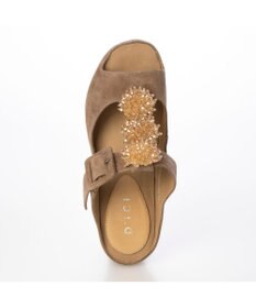 MODE ET JACOMO <D'ICI>ビジュー付きTストラップサンダル