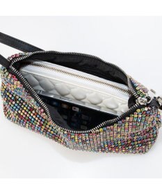 UNBILLION カシュカシュ cachecache / ワンハンドルメタリックビーズバッグ