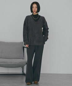 AMERICAN HOLIC シアーテレコタートルネックプルオーバー