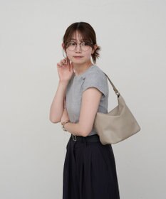 russet ソフトレザーシンプルショルダーバッグ(CE-1328-WEB)